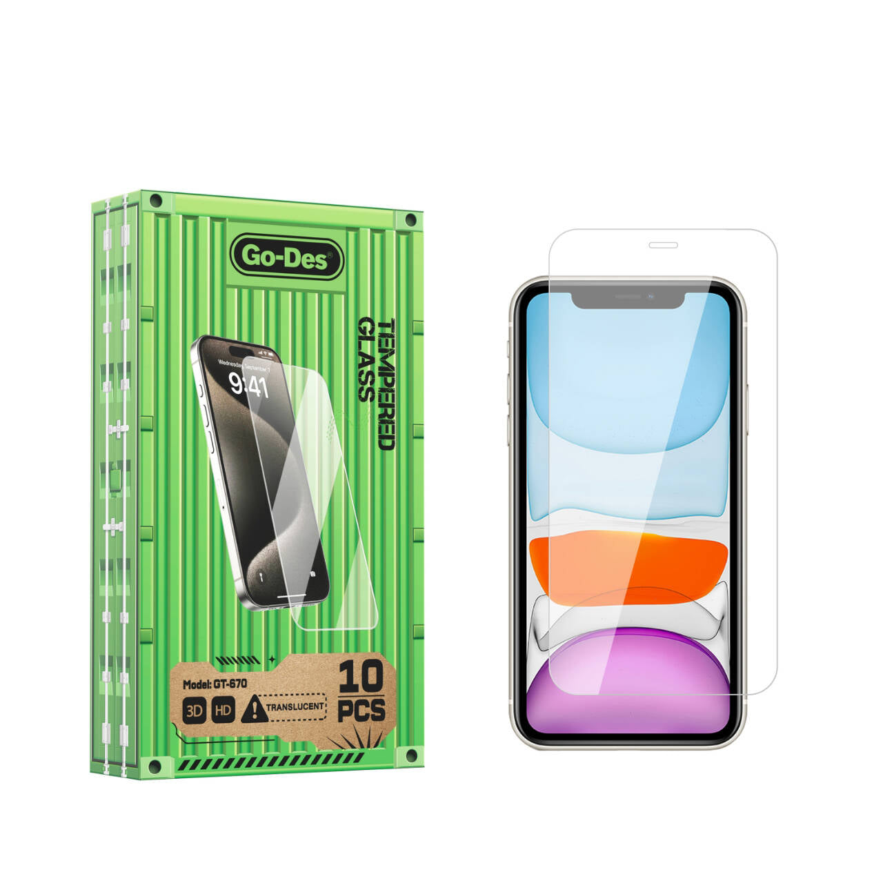 Go-Des iPhone 11 Parmak İzi Bırakmayan 9H Oleofobik Bom Glass Ekran Koruyucu Go-Des iPhone 11 Parmak İzi Bırakmayan 9H Oleofobik Bom Glass Ekran Koruyucu